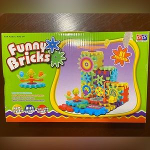 Funny Bricks moving Gears Bricks, Kids Puzzles,